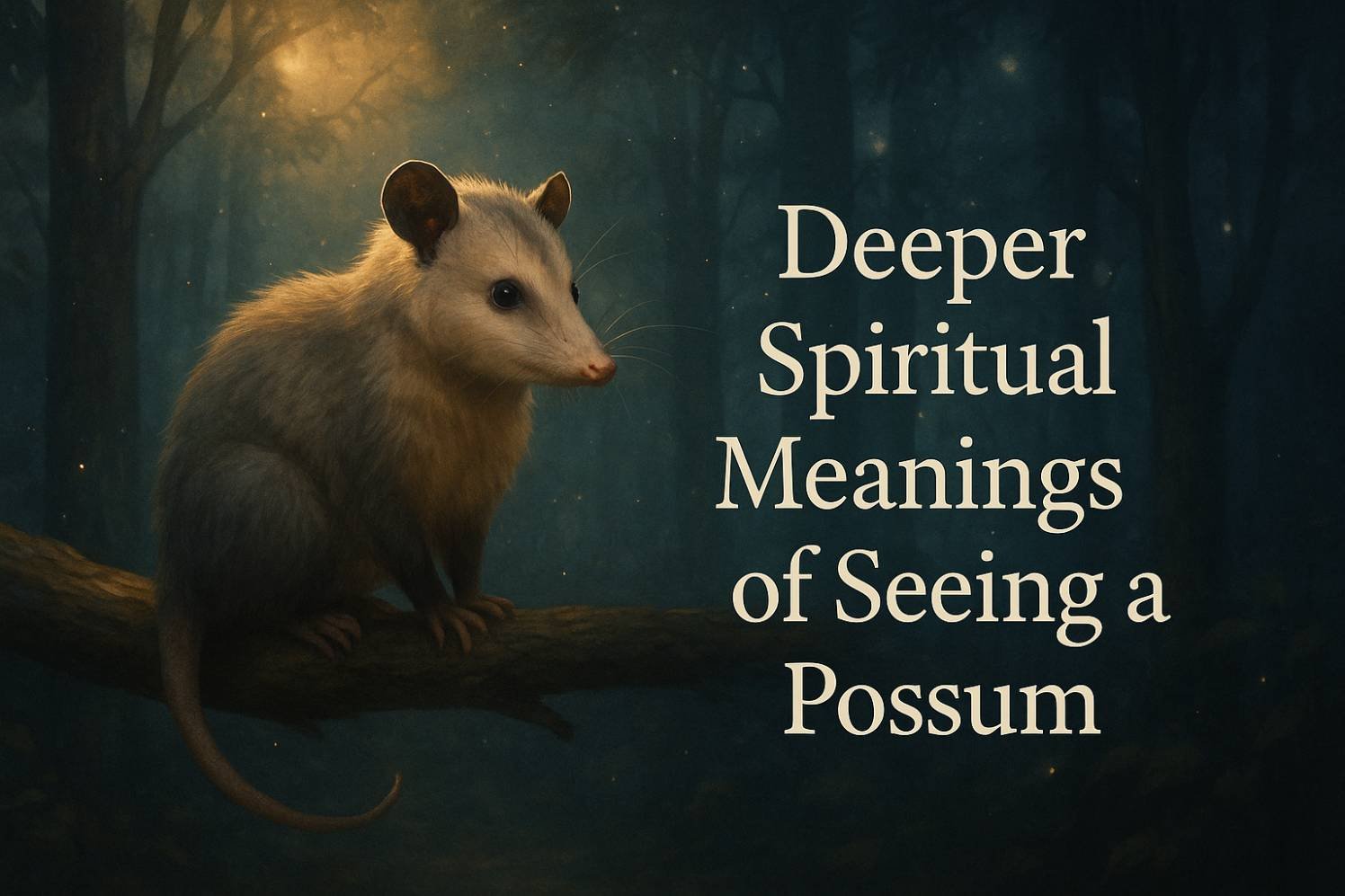 Deeper Spiritual Meanings of Seeing a Possum