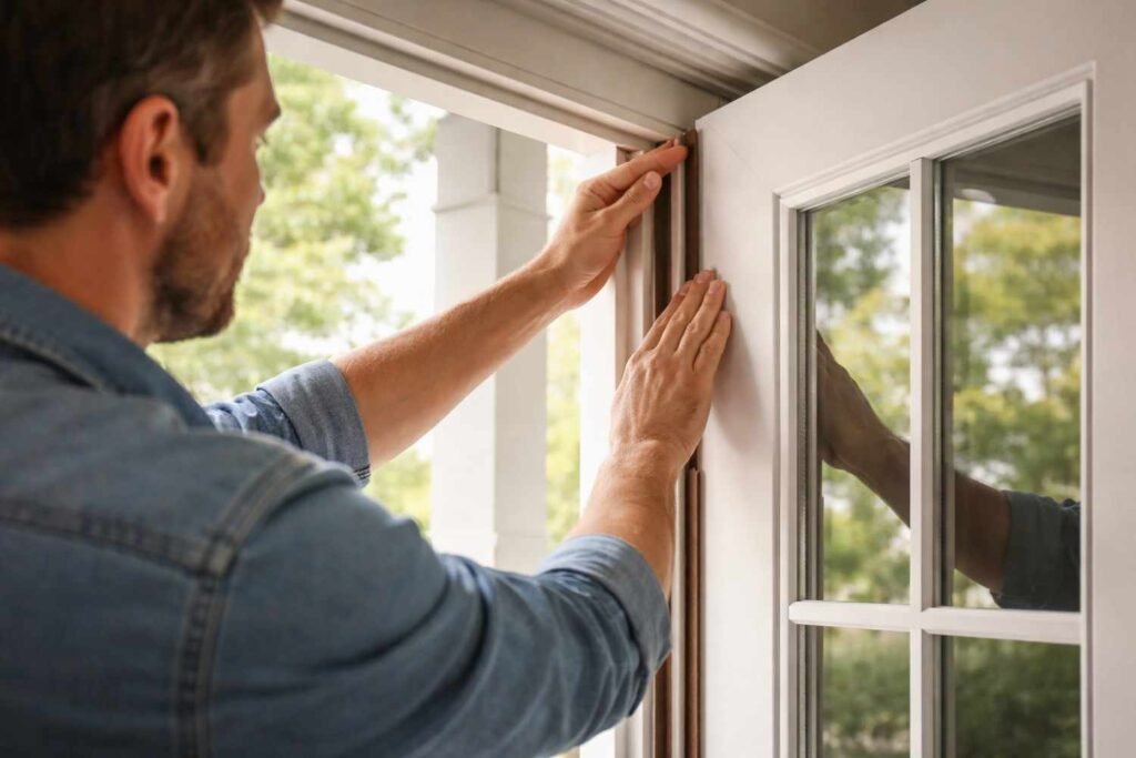 Seal Air Leaks Around Doors