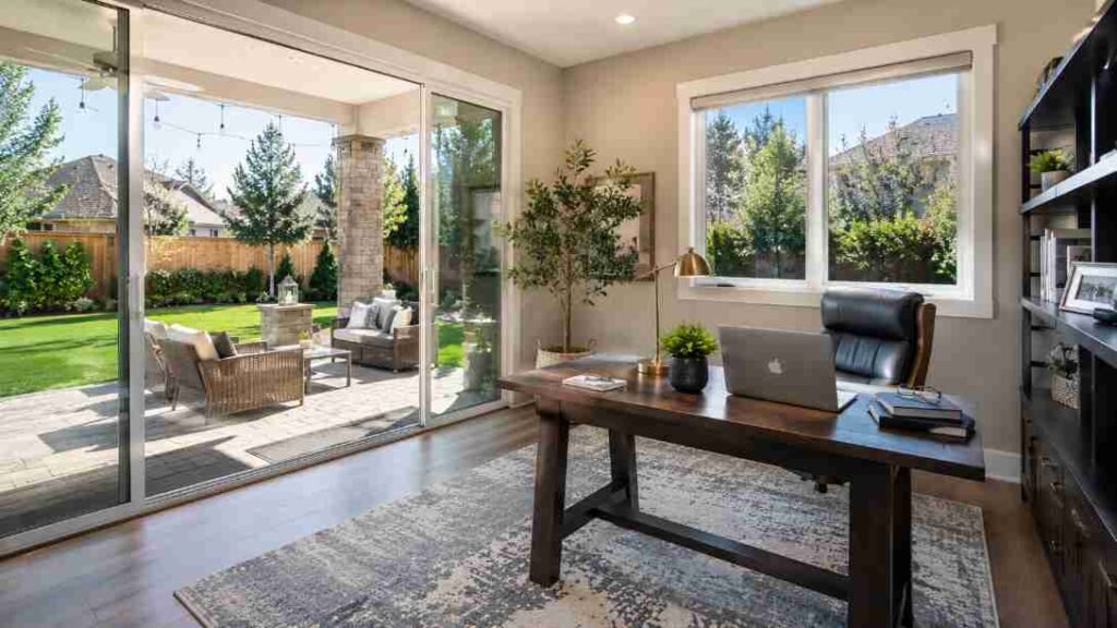 How important is a dedicated home office for remote workers?